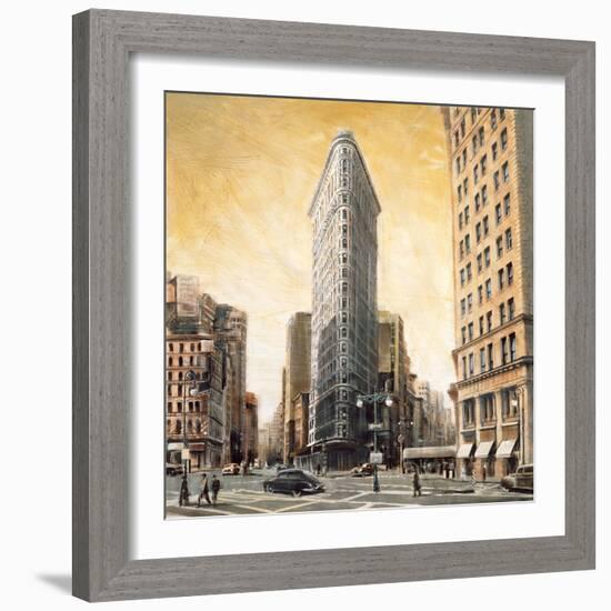 The Flatiron Building-Matthew Daniels-Framed Art Print