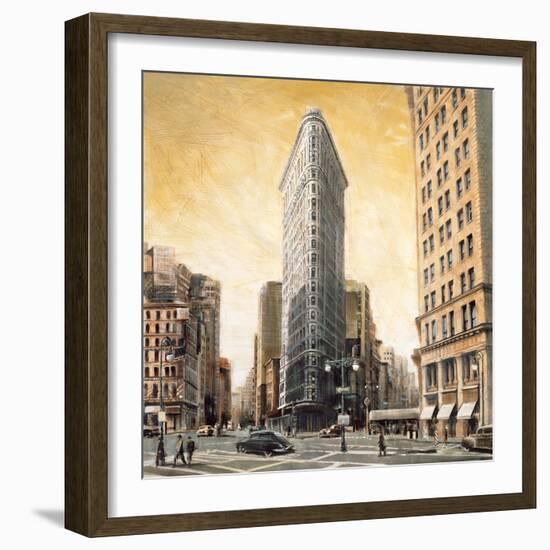 The Flatiron Building-Matthew Daniels-Framed Art Print