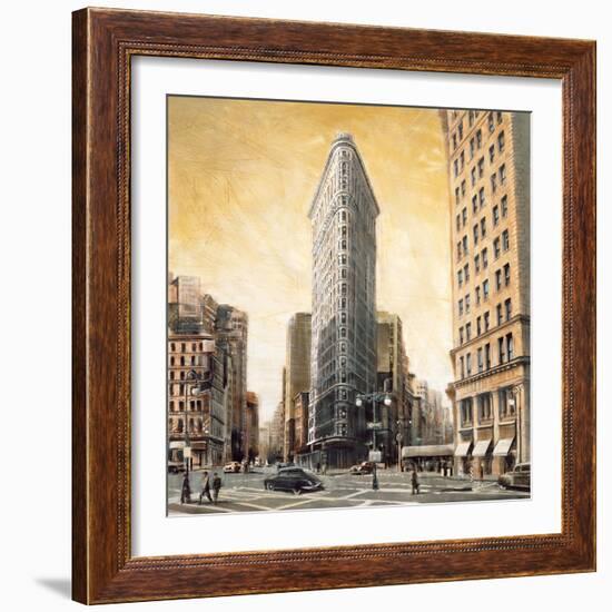 The Flatiron Building-Matthew Daniels-Framed Art Print