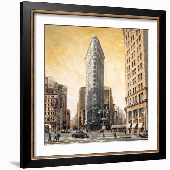 The Flatiron Building-Matthew Daniels-Framed Art Print