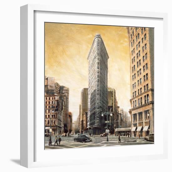 The Flatiron Building-Matthew Daniels-Framed Art Print