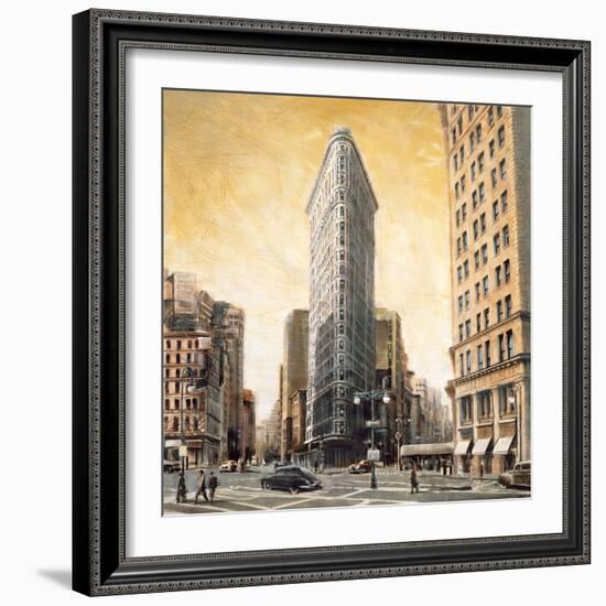 The Flatiron Building-Matthew Daniels-Framed Art Print