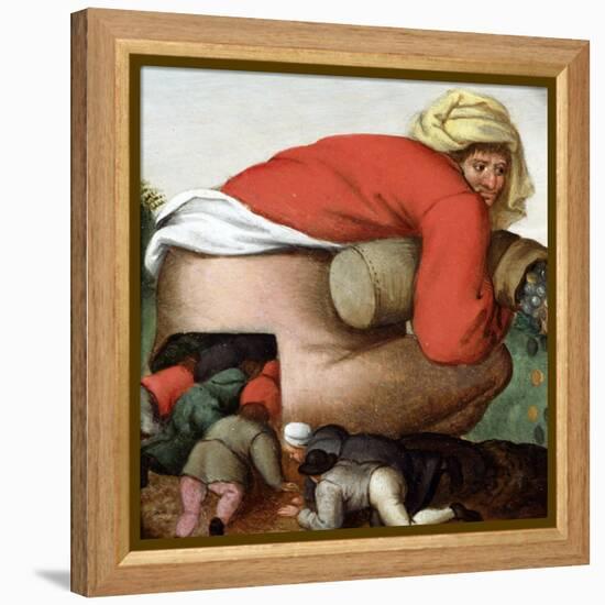 The Flatterers-Pieter Brueghel the Younger-Framed Premier Image Canvas