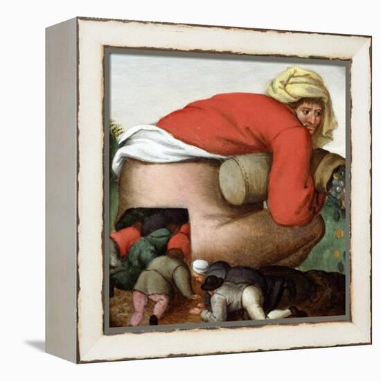 The Flatterers-Pieter Brueghel the Younger-Framed Premier Image Canvas