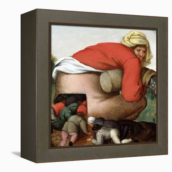 The Flatterers-Pieter Brueghel the Younger-Framed Premier Image Canvas