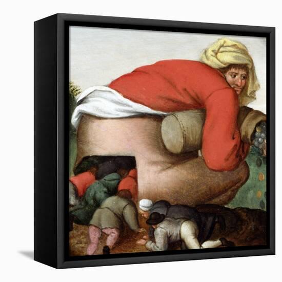 The Flatterers-Pieter Brueghel the Younger-Framed Premier Image Canvas