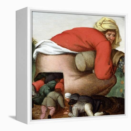 The Flatterers-Pieter Brueghel the Younger-Framed Premier Image Canvas