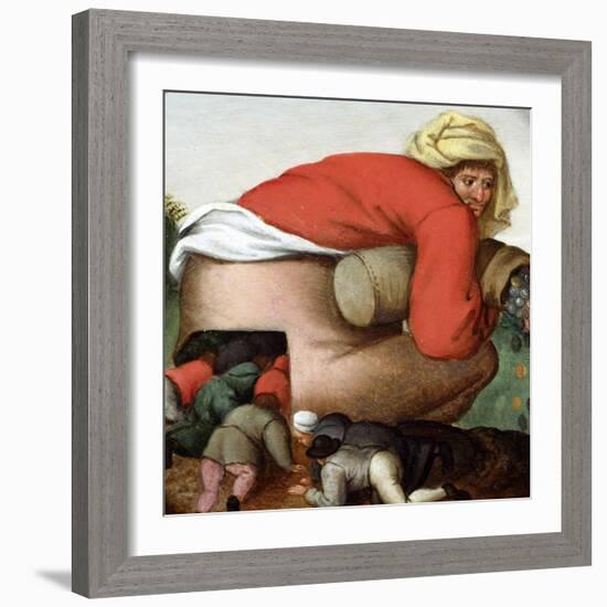 The Flatterers-Pieter Brueghel the Younger-Framed Giclee Print