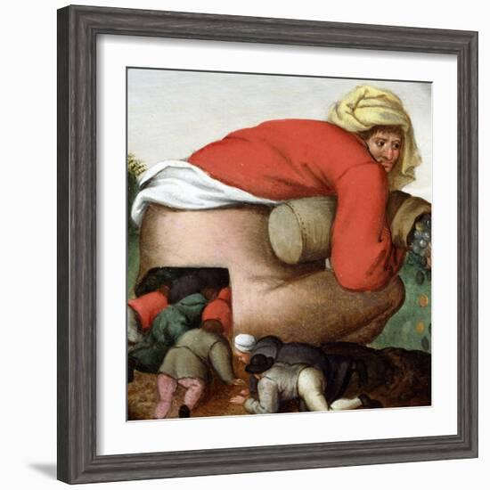 The Flatterers-Pieter Brueghel the Younger-Framed Giclee Print