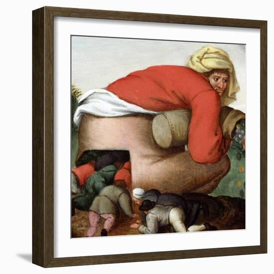 The Flatterers-Pieter Brueghel the Younger-Framed Giclee Print