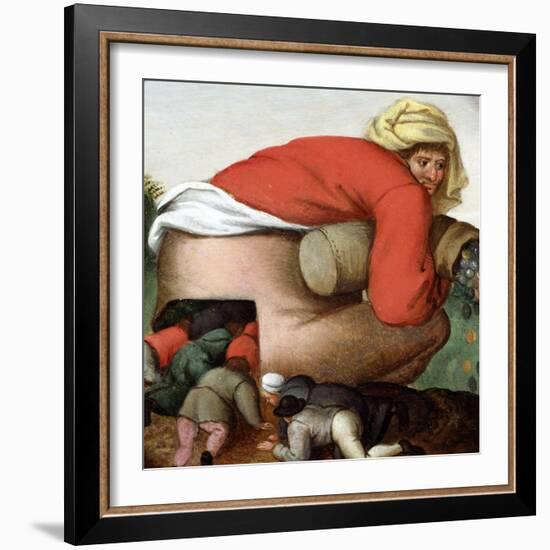 The Flatterers-Pieter Brueghel the Younger-Framed Giclee Print