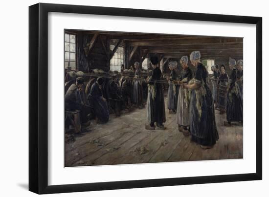 The Flax Barn at Laren, 1887-Max Liebermann-Framed Giclee Print