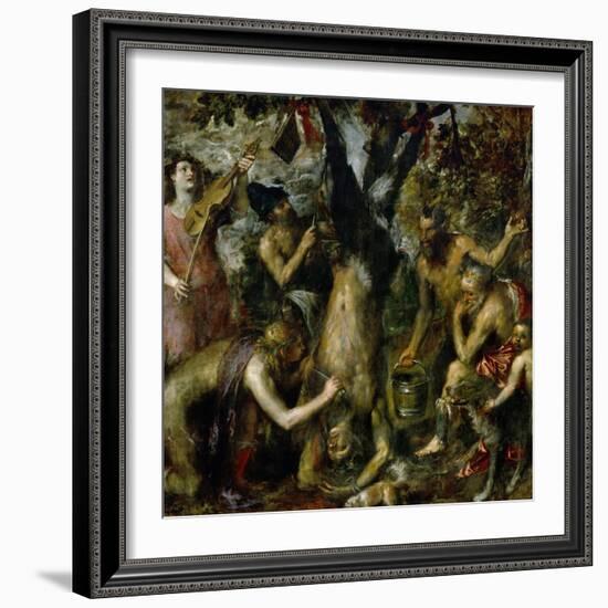 The Flaying of Marsyas, 1570-1575-Titian (Tiziano Vecelli)-Framed Giclee Print