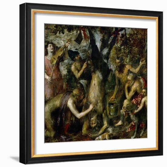 The Flaying of Marsyas, 1570-1575-Titian (Tiziano Vecelli)-Framed Giclee Print