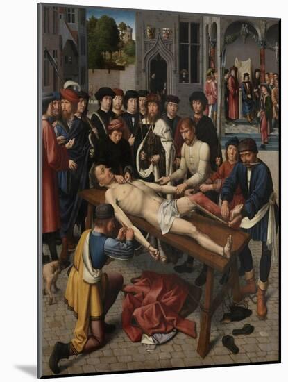 The Flaying of the Corrupt Judge Sisamnes (Right Pane), 1498-Gerard David-Mounted Giclee Print