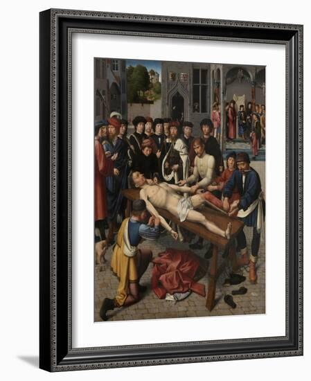 The Flaying of the Corrupt Judge Sisamnes (Right Pane), 1498-Gerard David-Framed Giclee Print