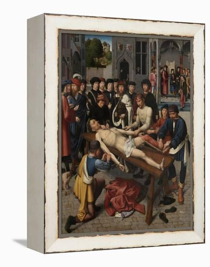 The Flaying of the Corrupt Judge Sisamnes (Right Pane), 1498-Gerard David-Framed Premier Image Canvas