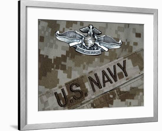 The Fleet Marine Force Warfare Specialist Pin-Stocktrek Images-Framed Photographic Print
