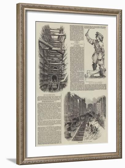 The Fleet Street Sewer-null-Framed Giclee Print