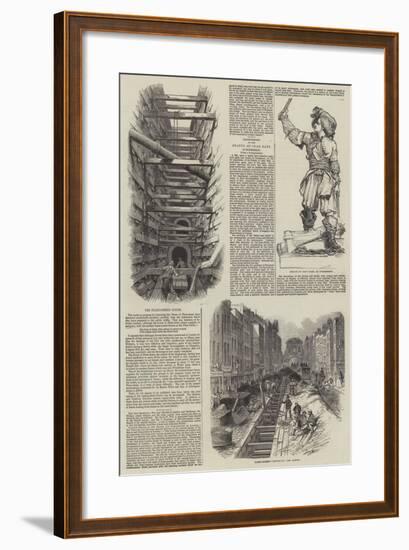 The Fleet Street Sewer-null-Framed Giclee Print