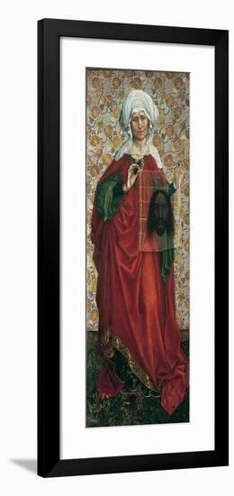 The Flémalle Panels: Saint Veronica-Robert Campin-Framed Giclee Print