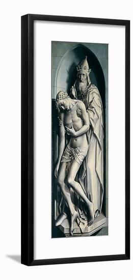 The Flémalle Panels: the Holy Trinity-Robert Campin-Framed Giclee Print