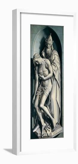 The Flémalle Panels: the Holy Trinity-Robert Campin-Framed Giclee Print