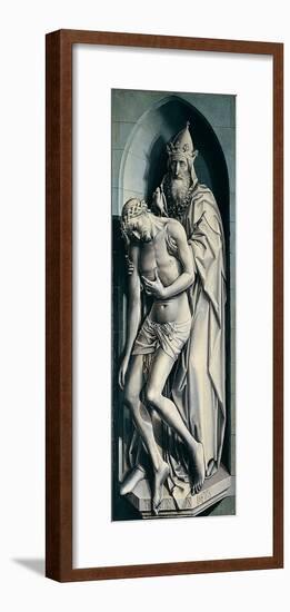 The Flémalle Panels: the Holy Trinity-Robert Campin-Framed Giclee Print