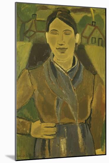 The Flemish Peasant; La Paysanne Flamande, C.1935-Gustave de Smet-Mounted Giclee Print