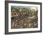 The Flemish Proverbs-Pieter Brueghel the Younger-Framed Giclee Print