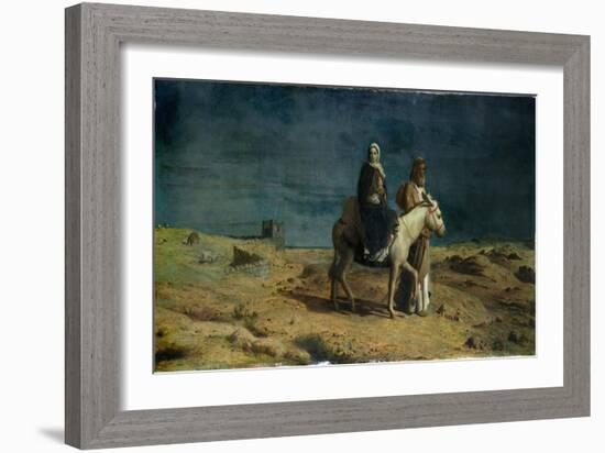 The Flight from the Sword of Herod, 1880-John Rogers Herbert-Framed Giclee Print