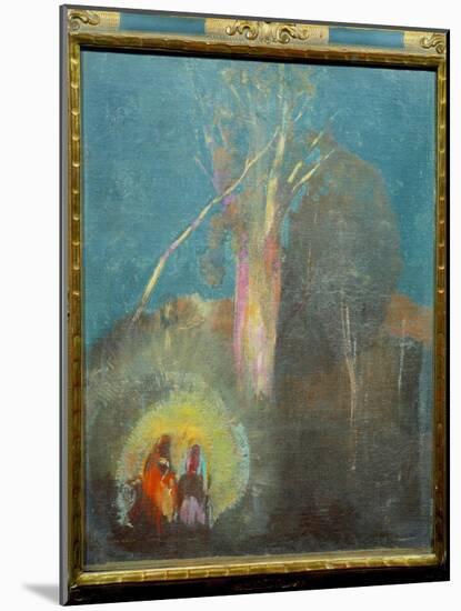 The Flight in Egypt Painting by Odilon Redon (1840-1916) 19Th Century Sun. 0,45X0,38 M Paris, Musee-Odilon Redon-Mounted Giclee Print