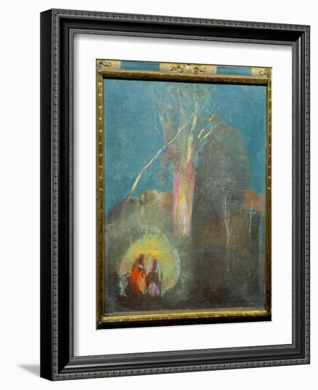 The Flight in Egypt Painting by Odilon Redon (1840-1916) 19Th Century Sun. 0,45X0,38 M Paris, Musee-Odilon Redon-Framed Giclee Print