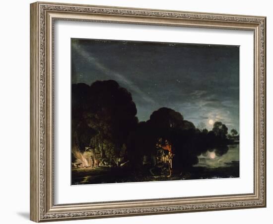 The Flight into Egypt, 1609-Adam Elsheimer-Framed Giclee Print