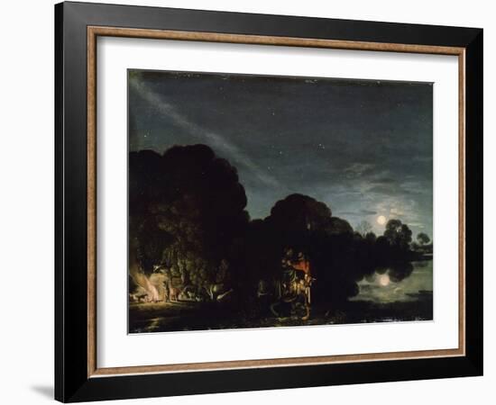 The Flight into Egypt, 1609-Adam Elsheimer-Framed Giclee Print