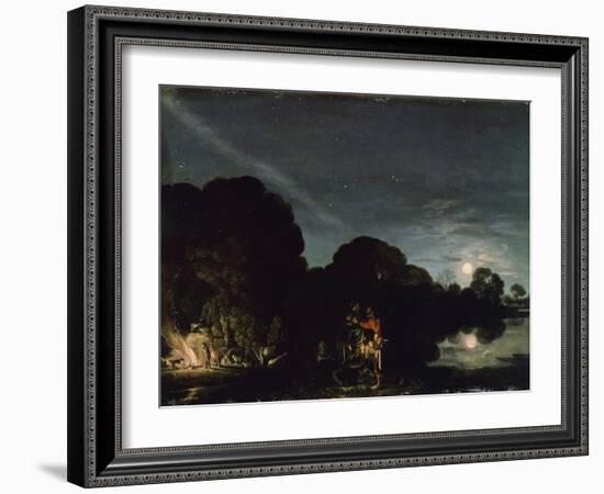 The Flight into Egypt, 1609-Adam Elsheimer-Framed Giclee Print