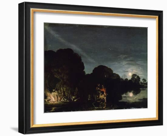 The Flight into Egypt, 1609-Adam Elsheimer-Framed Giclee Print