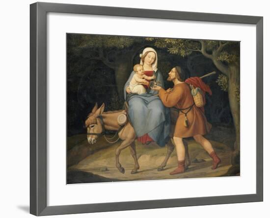 The Flight Into Egypt, 1822-Heinrich Maria Von Hess-Framed Giclee Print