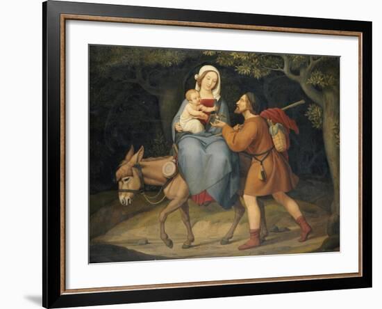 The Flight Into Egypt, 1822-Heinrich Maria Von Hess-Framed Giclee Print