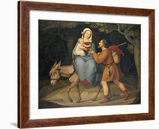 The Flight Into Egypt, 1822-Heinrich Maria Von Hess-Framed Giclee Print