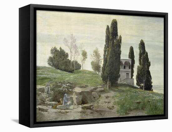 The Flight into Egypt, 1868-Arnold Böcklin-Framed Premier Image Canvas