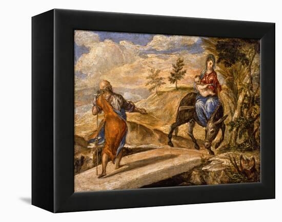 The Flight into Egypt by El Greco-El Greco-Framed Premier Image Canvas