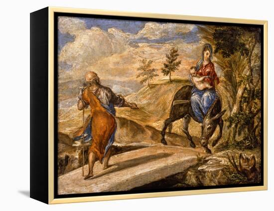 The Flight into Egypt by El Greco-El Greco-Framed Premier Image Canvas