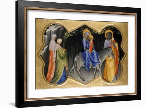 The Flight into Egypt, C.1405-Lorenzo Monaco-Framed Giclee Print