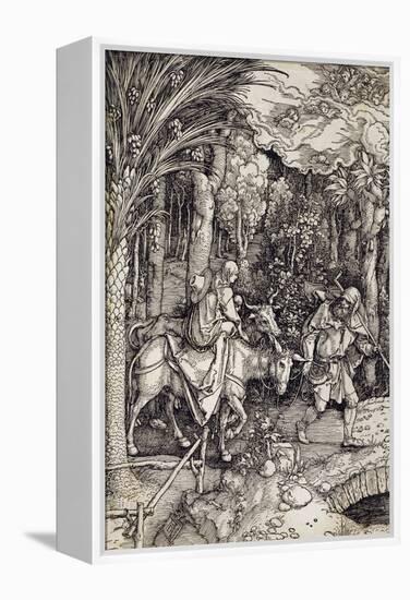 The Flight into Egypt, C.1500-Albrecht Dürer-Framed Premier Image Canvas