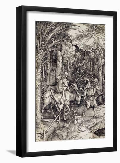 The Flight into Egypt, C.1500-Albrecht Dürer-Framed Giclee Print