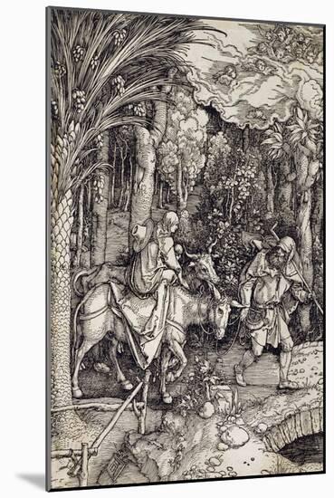 The Flight into Egypt, C.1500-Albrecht Dürer-Mounted Giclee Print