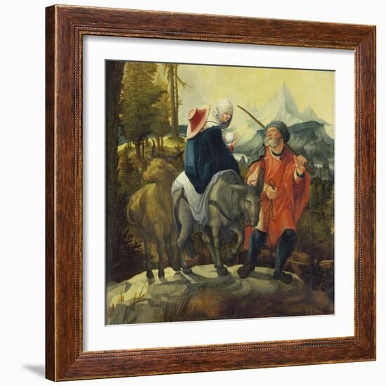 The Flight into Egypt, C. 1525-30-Wolf Huber-Framed Giclee Print