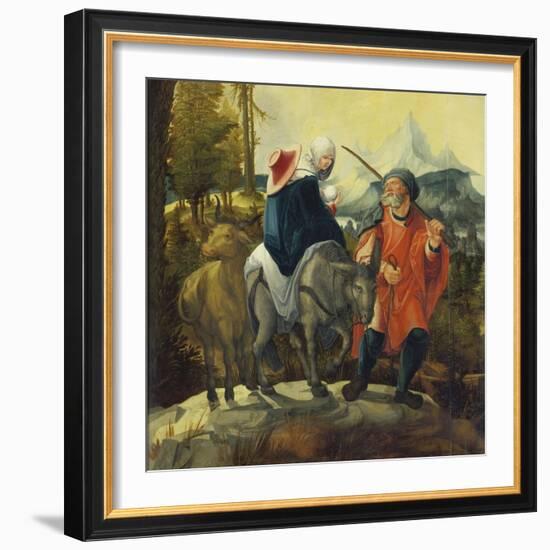 The Flight into Egypt, C. 1525-30-Wolf Huber-Framed Giclee Print