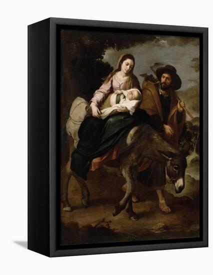 The Flight into Egypt, c.1647/50-Bartolome Esteban Murillo-Framed Premier Image Canvas